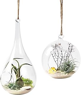 Mkono 2 Pack Glass Hanging...