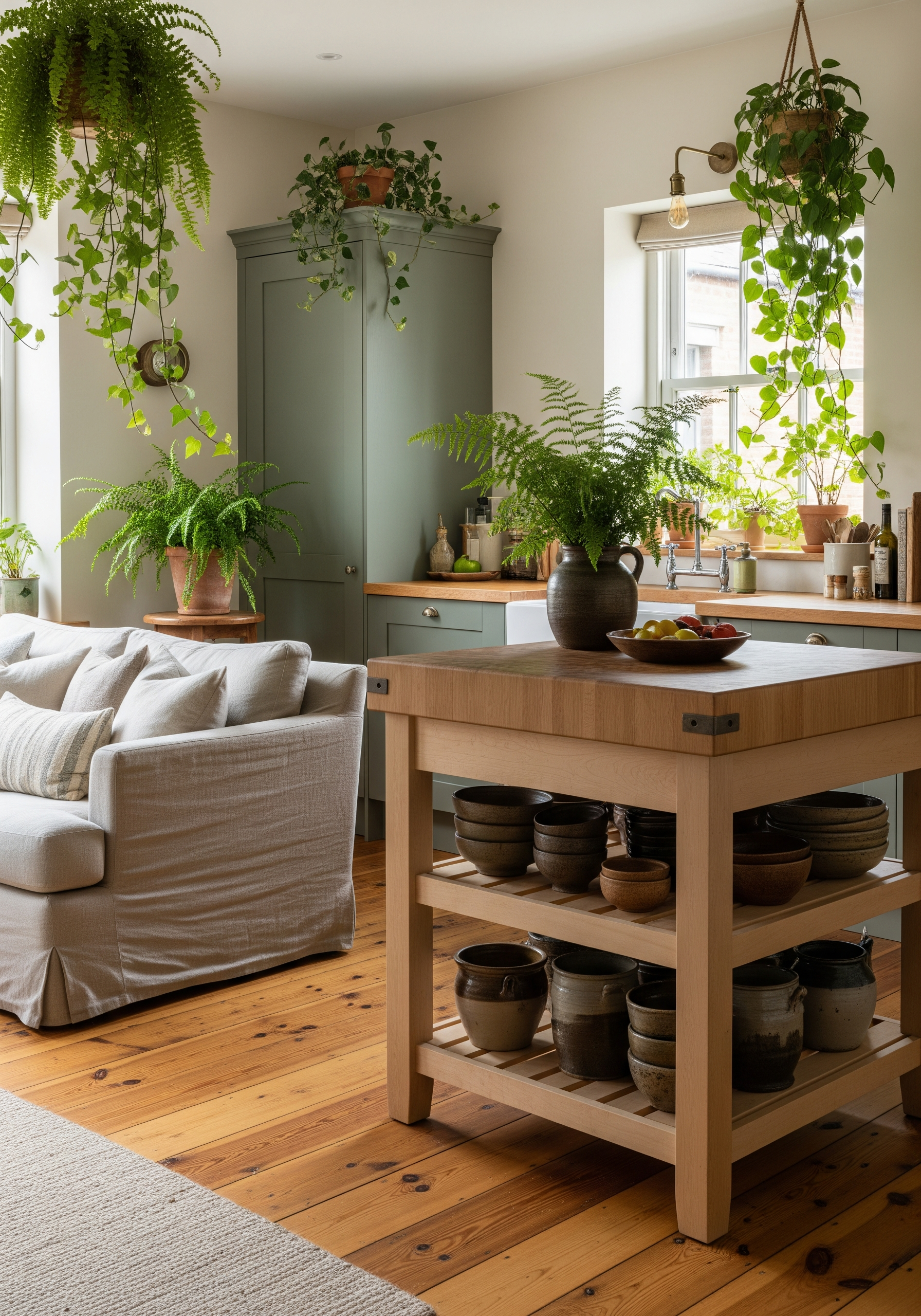 Small Open Space Living Room and Kitchen with Island: Trend Edition ...