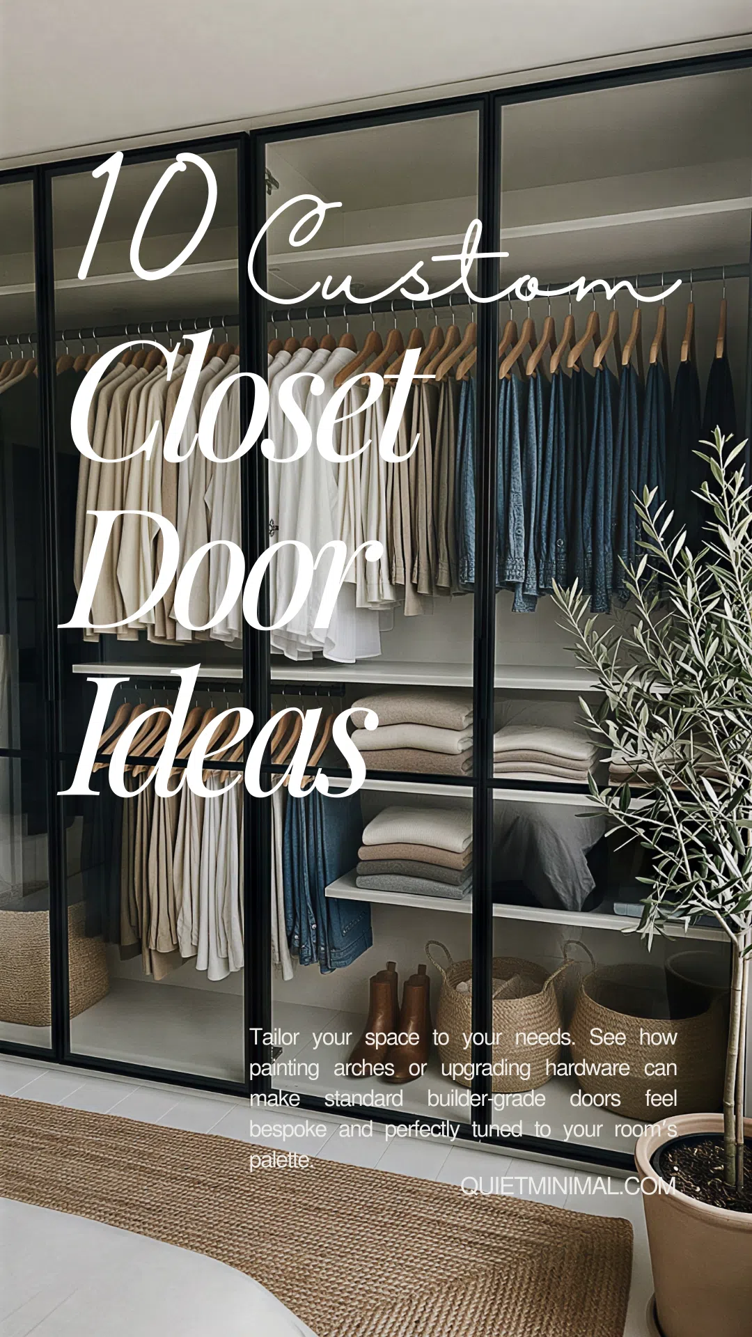12 Closet Door Ideas to Elevate Your Bedroom Sanctuary - Quiet Minimal