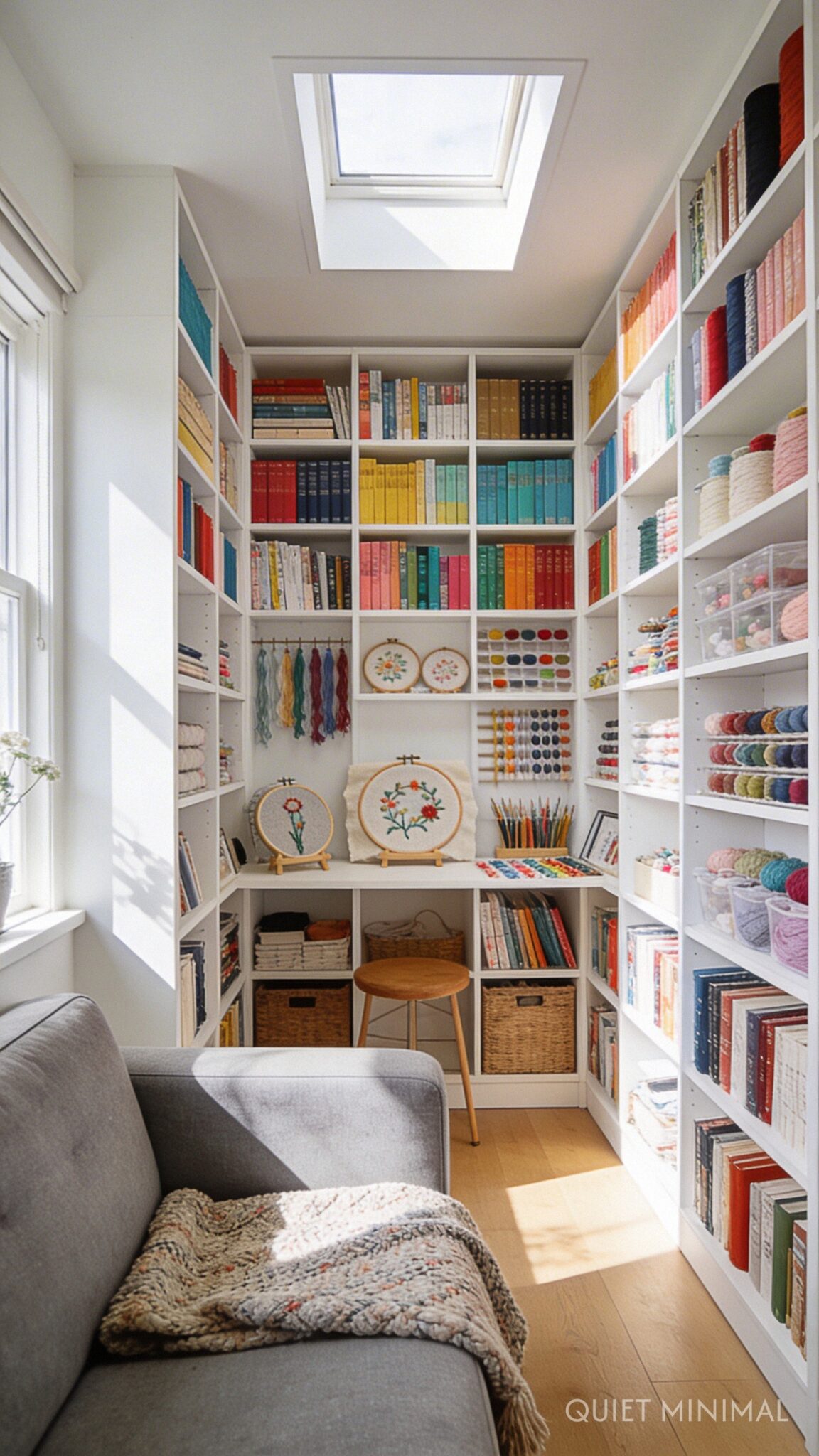Image result for How Super Small Living Room Ideas Maximize Vertical Space? - Quiet Minimal