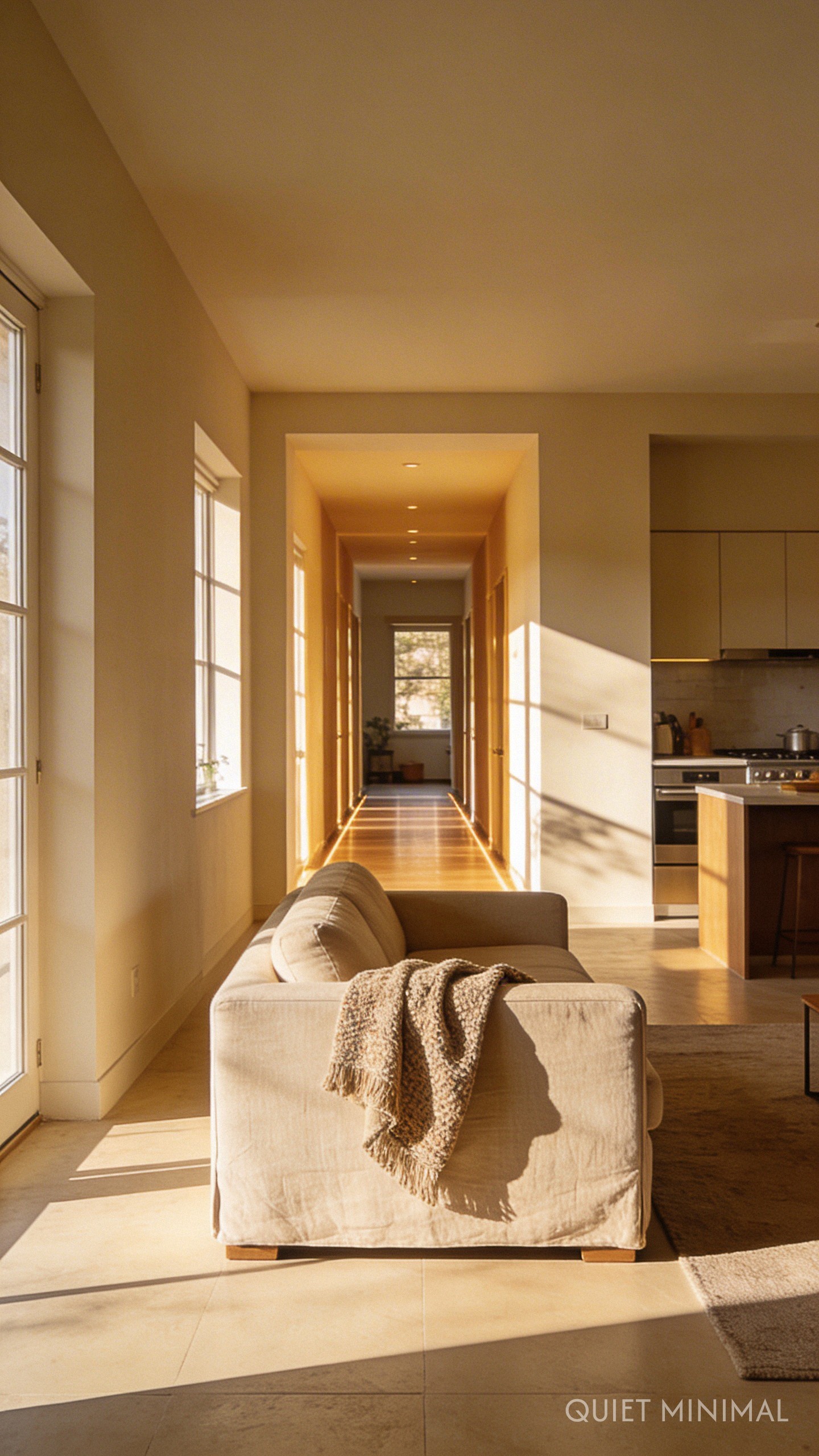 Pass Through Living Room Layout Using Floating Furniture Hacks - Quiet ...