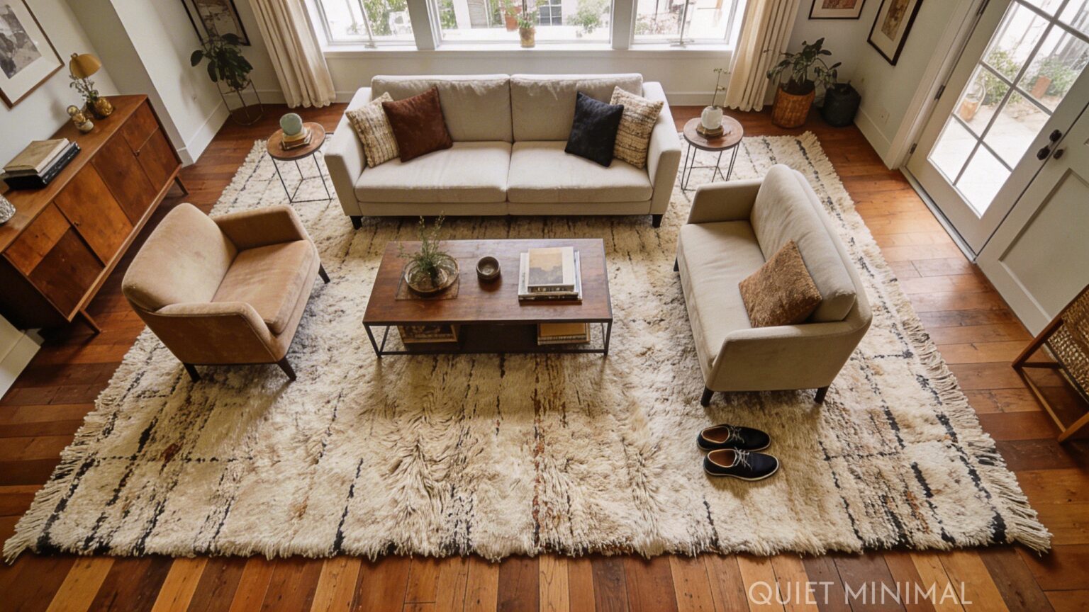 Pass Through Living Room Layout Using Floating Furniture Hacks - Quiet ...