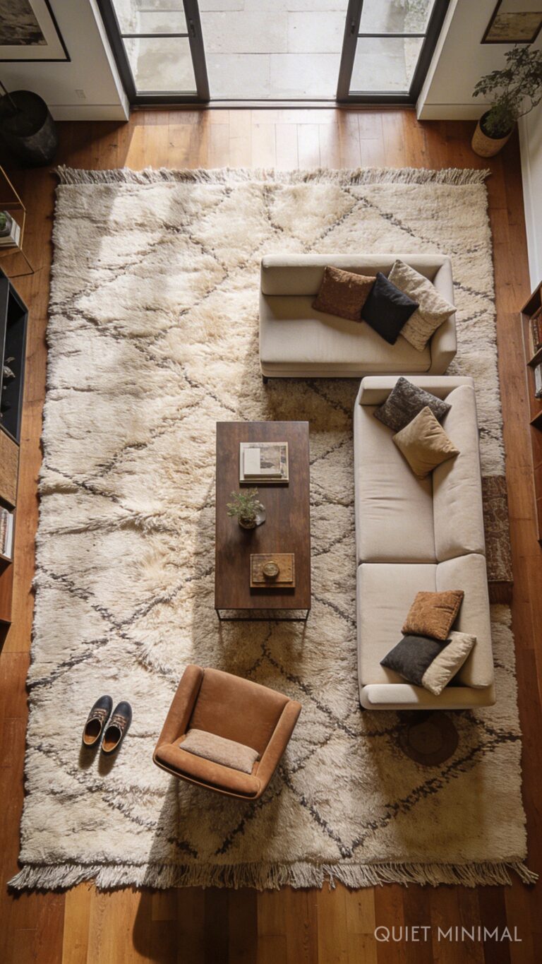Pass Through Living Room Layout Using Floating Furniture Hacks - Quiet ...