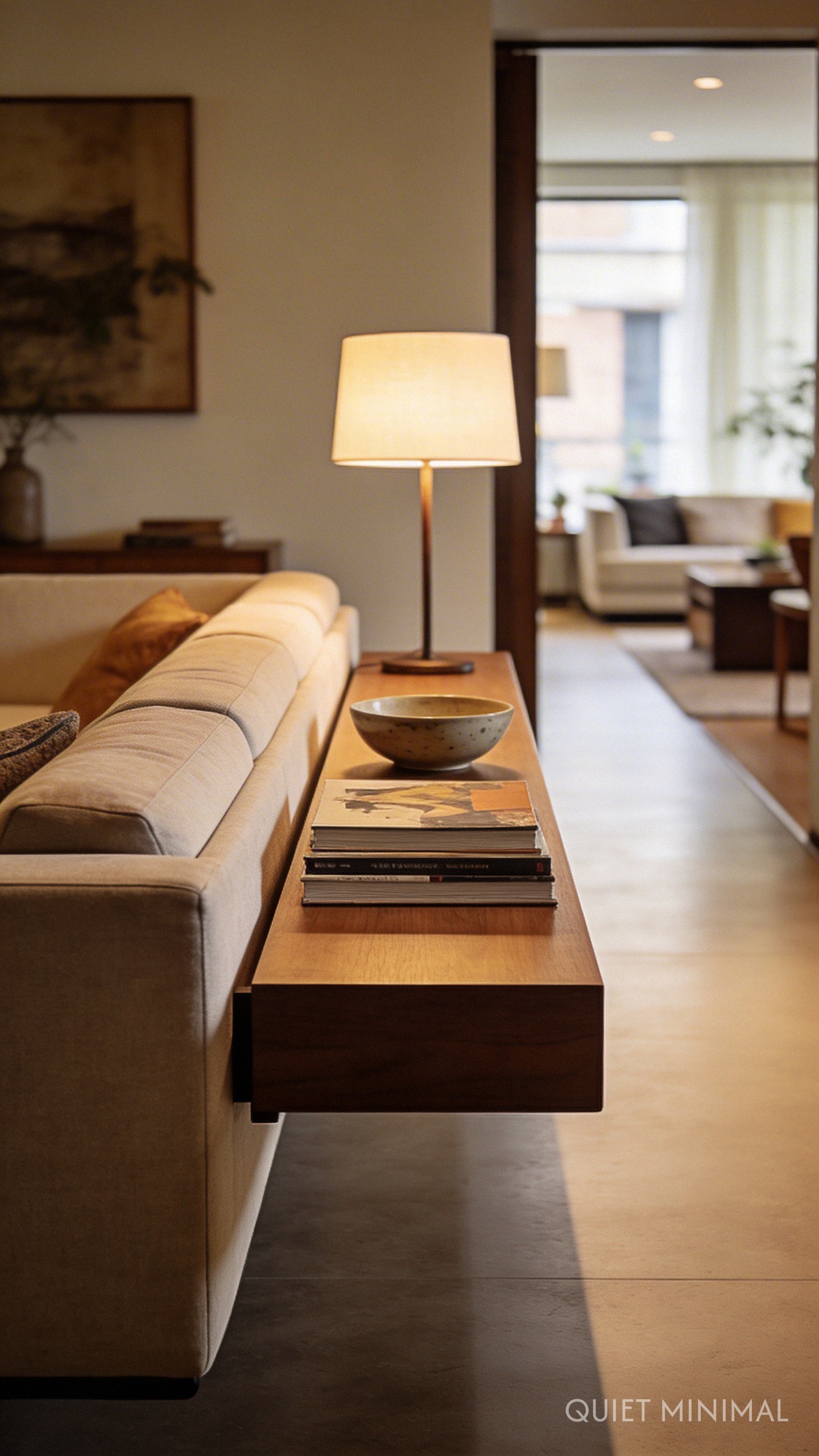 Pass Through Living Room Layout Using Floating Furniture Hacks - Quiet ...