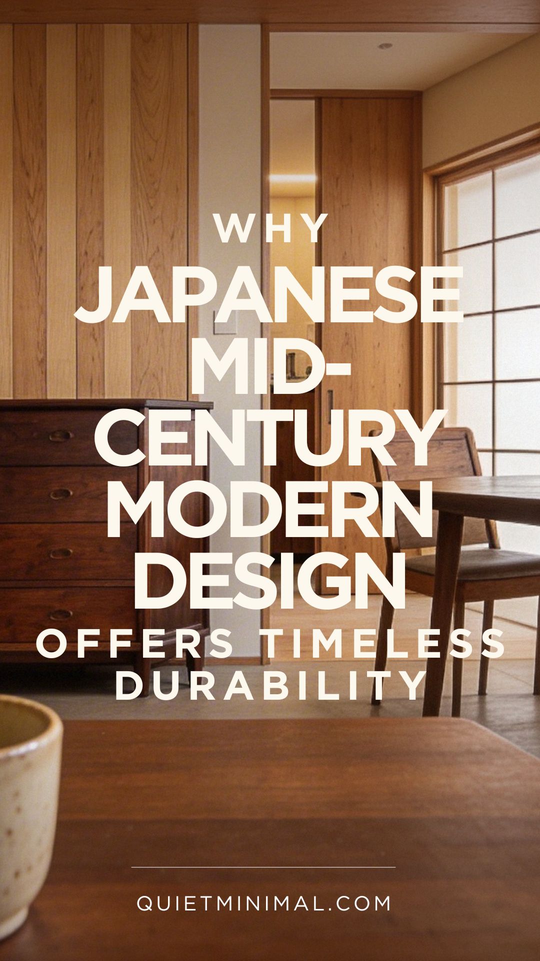 Japanese Mid Century Modern For Timeless Durability and Style - Quiet ...