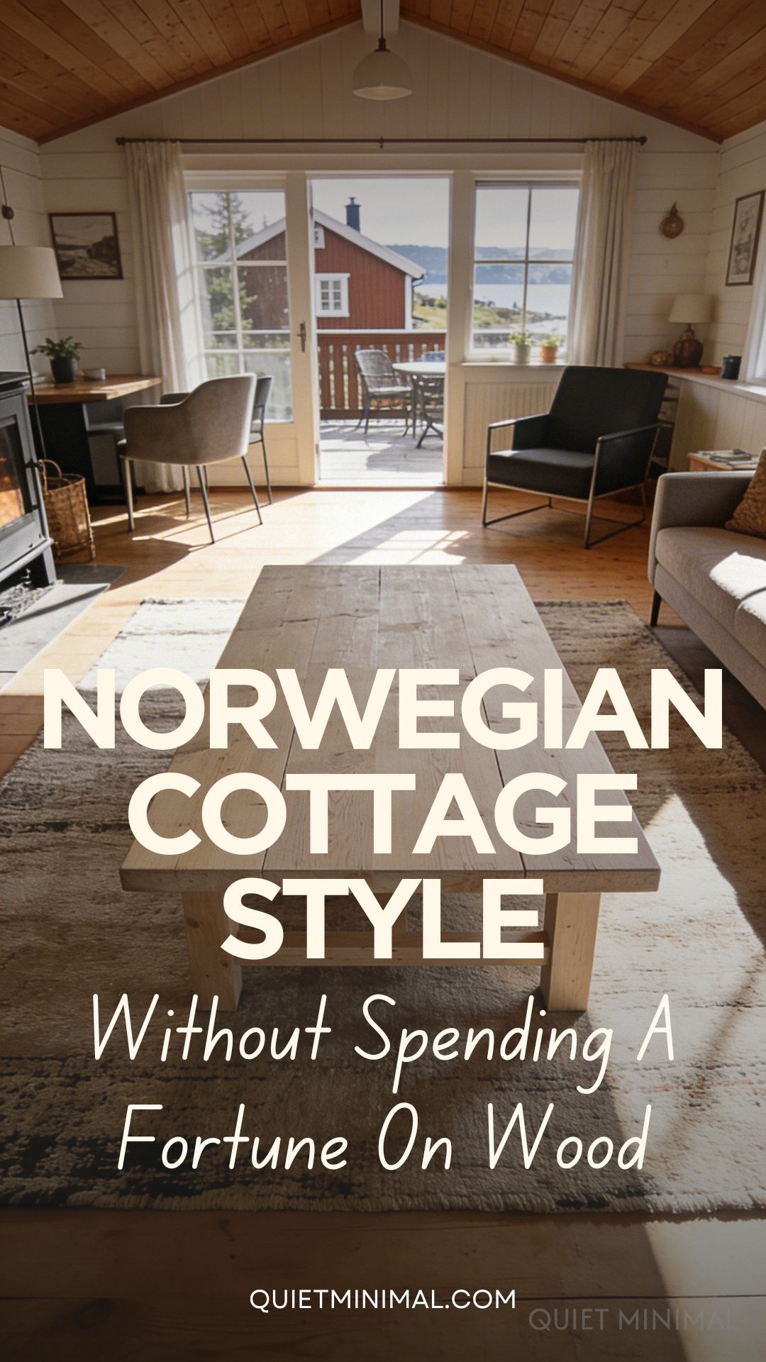 Norwegian Cottage Style Without Spending A Fortune On Wood - Quiet Minimal