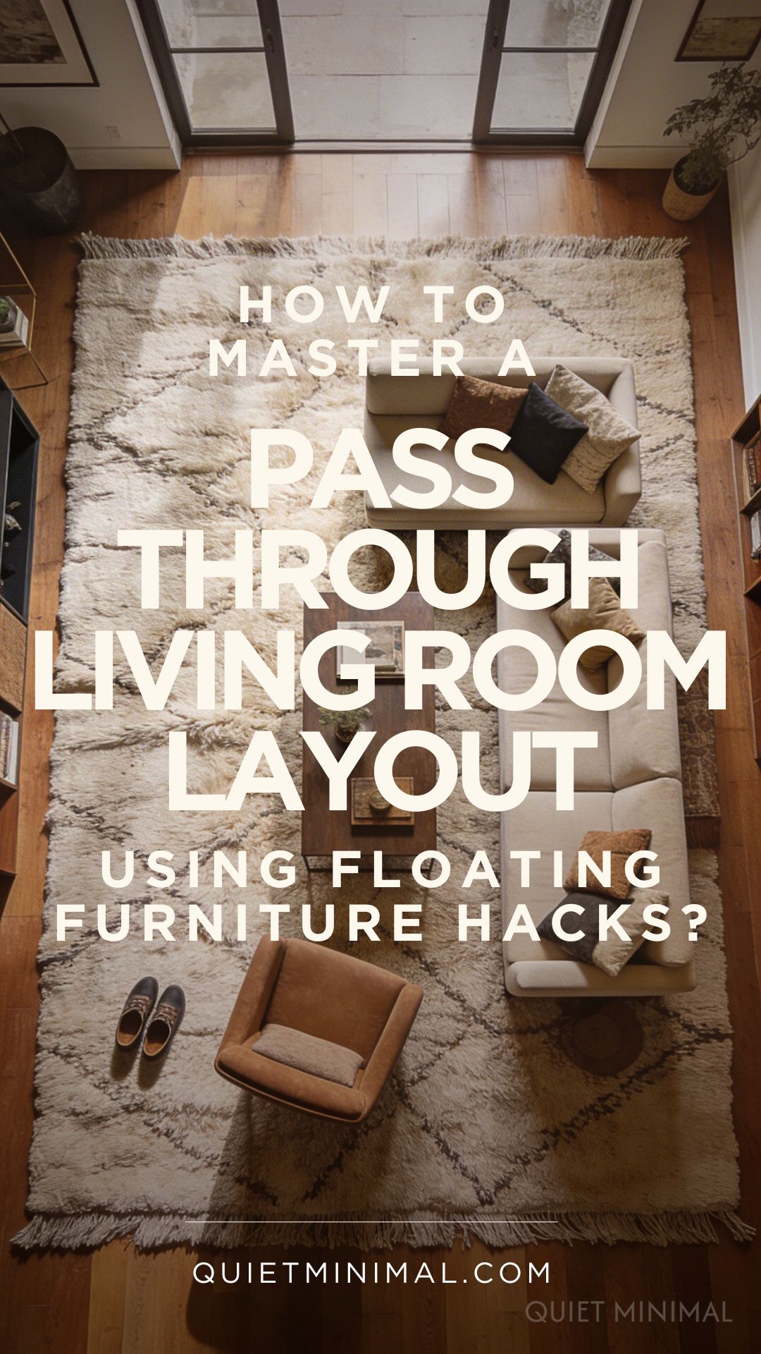 Pass Through Living Room Layout Using Floating Furniture Hacks - Quiet ...