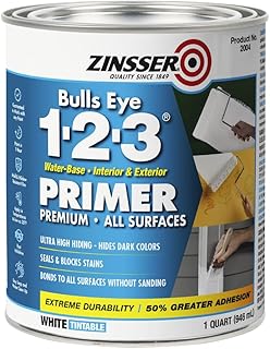1 Quart Bulls Eye 1-2-3 Primer Sealer Stain Killer