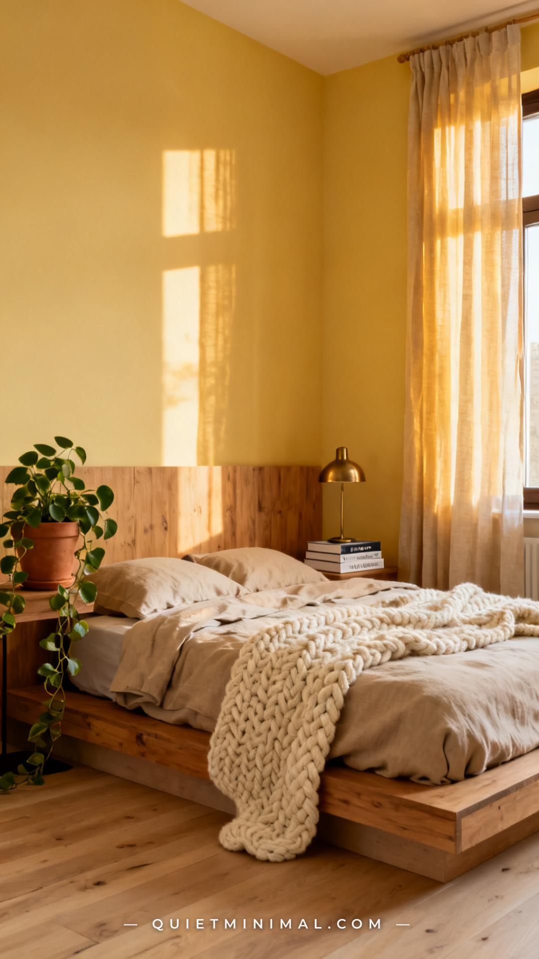 15 Butter Yellow Bedroom Ideas That Feel Cozy, Not Loud - Quiet Minimal