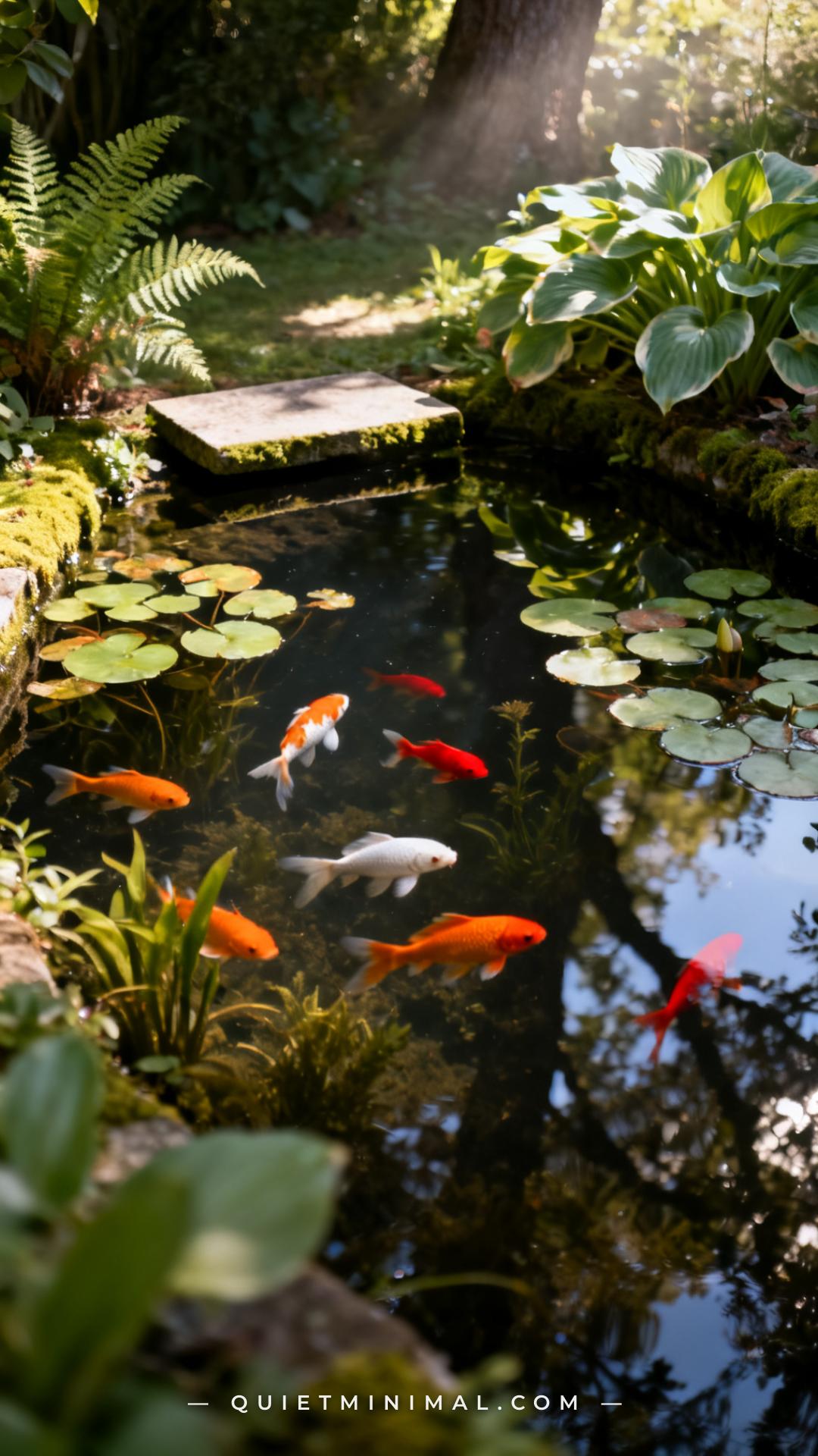A vertical photograph captures the full surface and mid-depth of a small