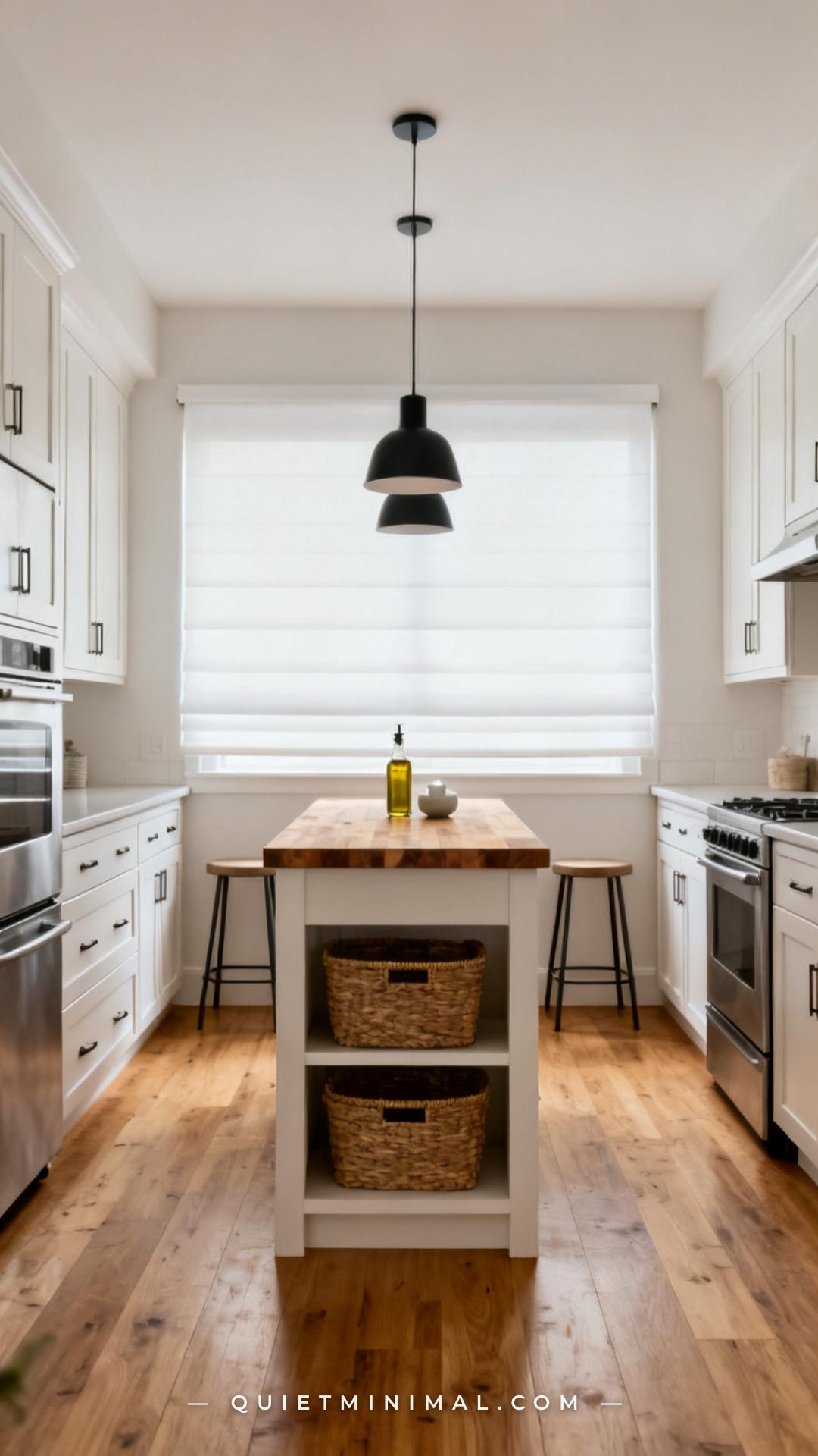 13 Kitchen Island Ideas for Small Kitchens That Actually Work - Quiet ...