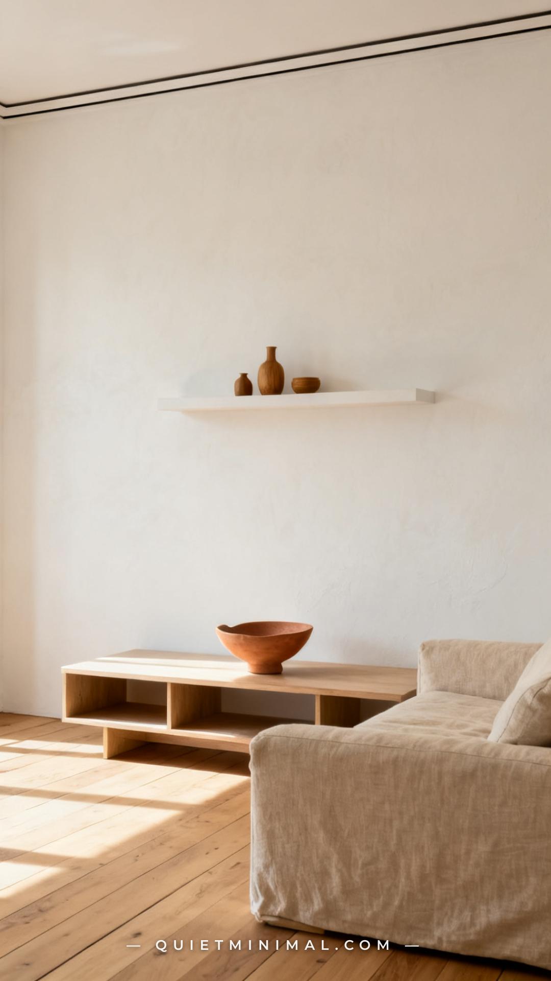 15 Minimalist Decor Ideas To Style A Calm Room - Quiet Minimal