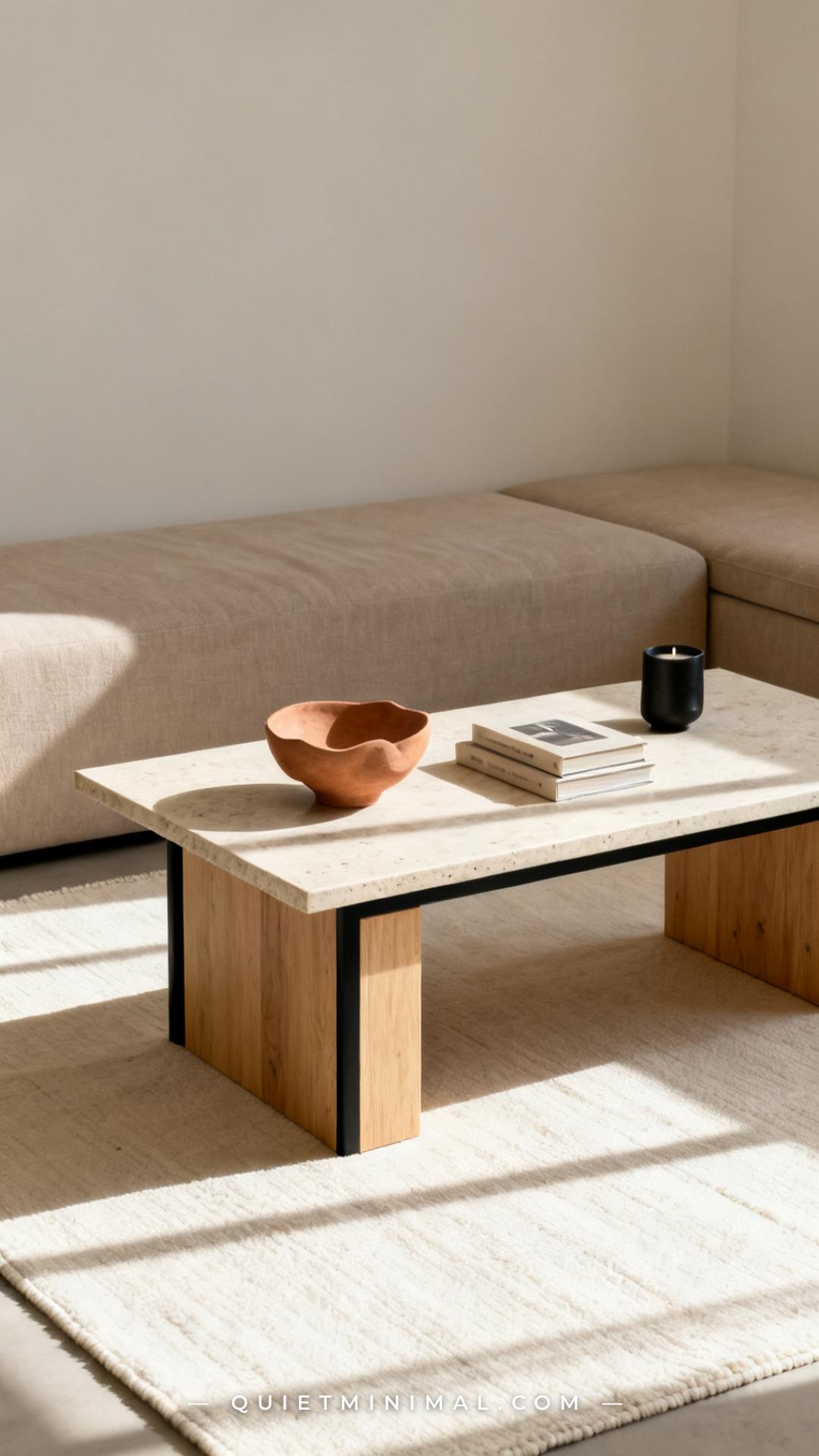 10 Minimalist Living Room Decor That Actually Feels Cozy - Quiet Minimal