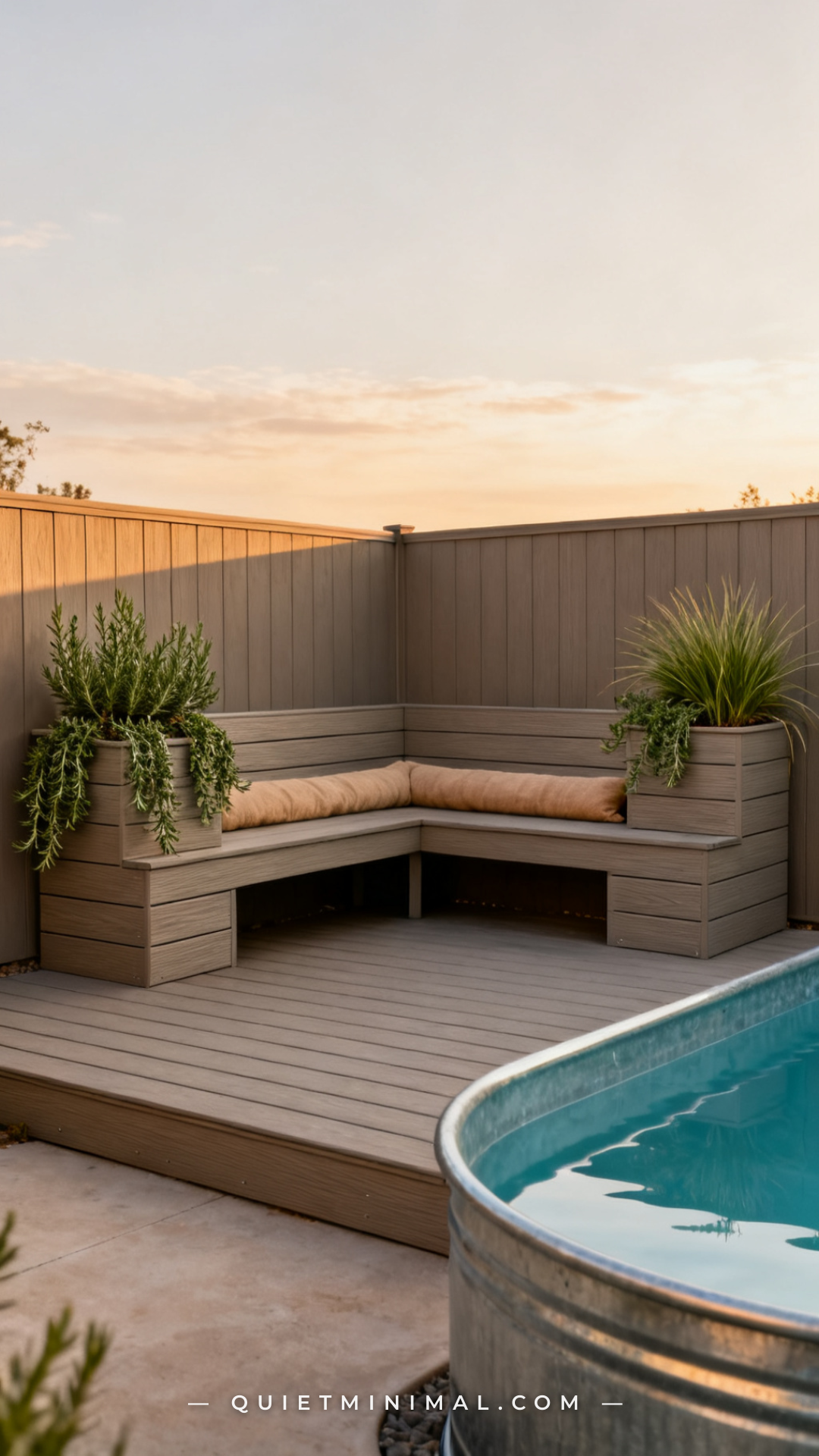 11 Stock Tank Pool Bench Ideas That Actually Work in Small Yards ...