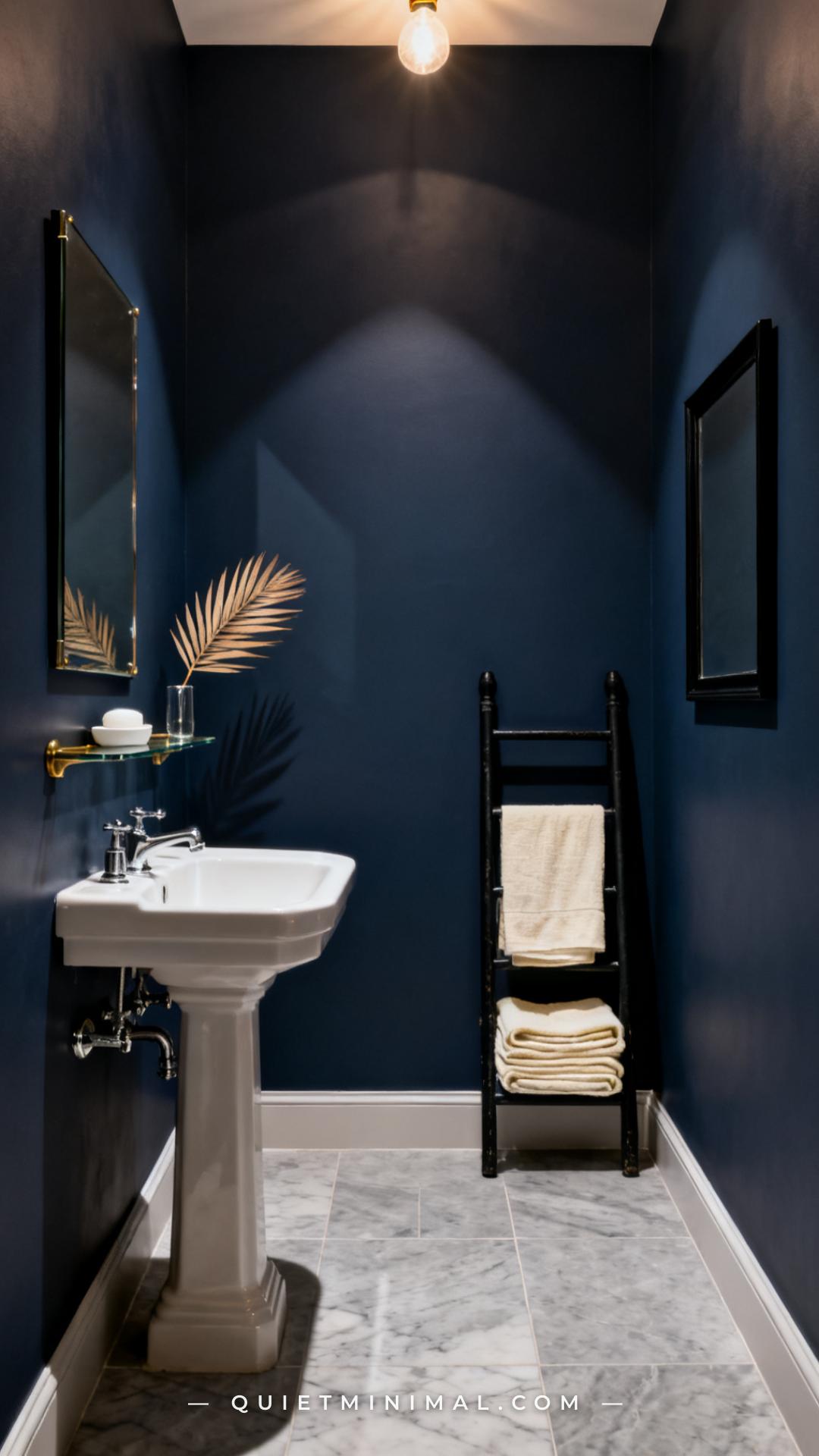 A vertical photograph captures a moody