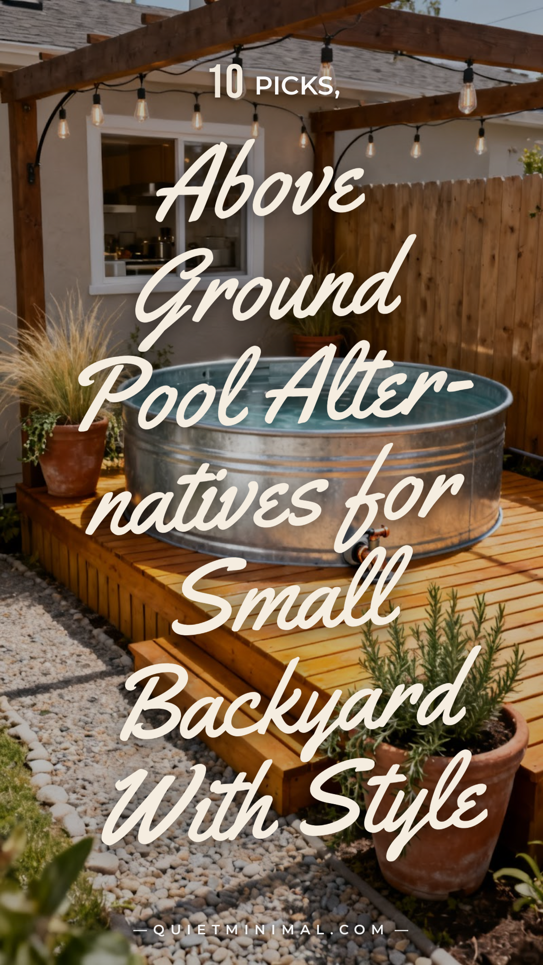 10 Above Ground Pool Alternatives for Small Backyards That Actually ...