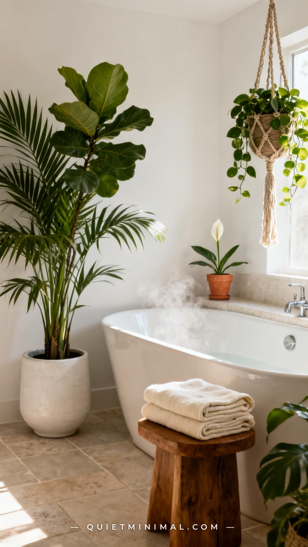 15 Bathroom Plants Decor Ideas That Turn Any Bathroom Into a Botanical Spa
