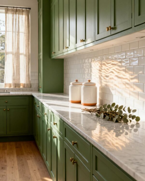 12 Jade Green Kitchen Ideas: The Best Painted Cabinet, Tile, and Countertop Combinations