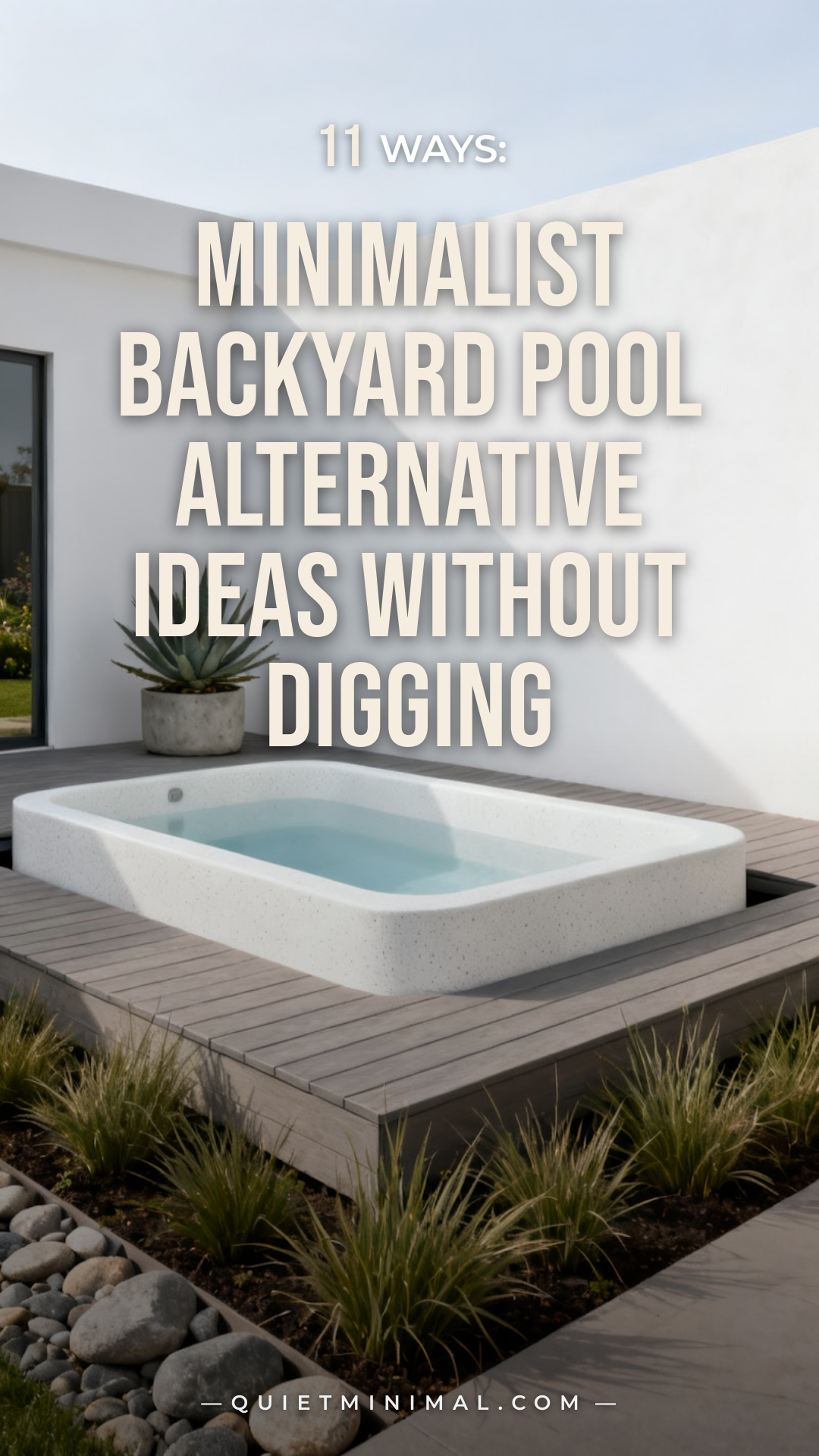 11 Minimalist Backyard Pool Alternatives That Require Zero Digging ...