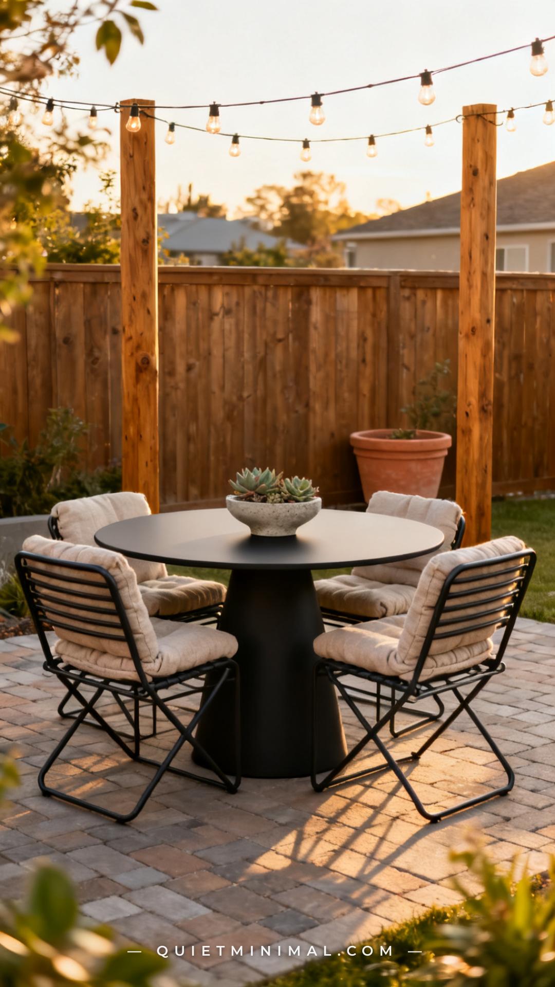 12 Outdoor Dining Chair Ideas with Stackable Powder-Coated Frames and Cushions That Actually Last