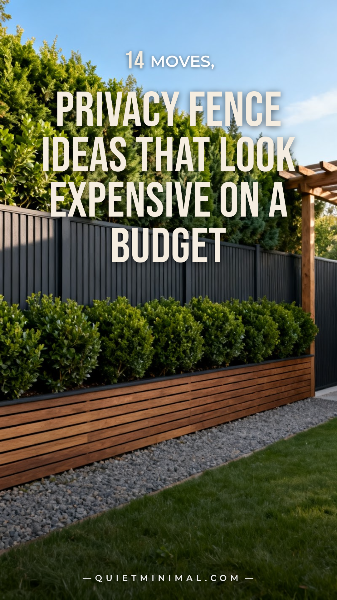 14 Privacy Fence Ideas That Look Expensive on a Budget (But Really Aren ...