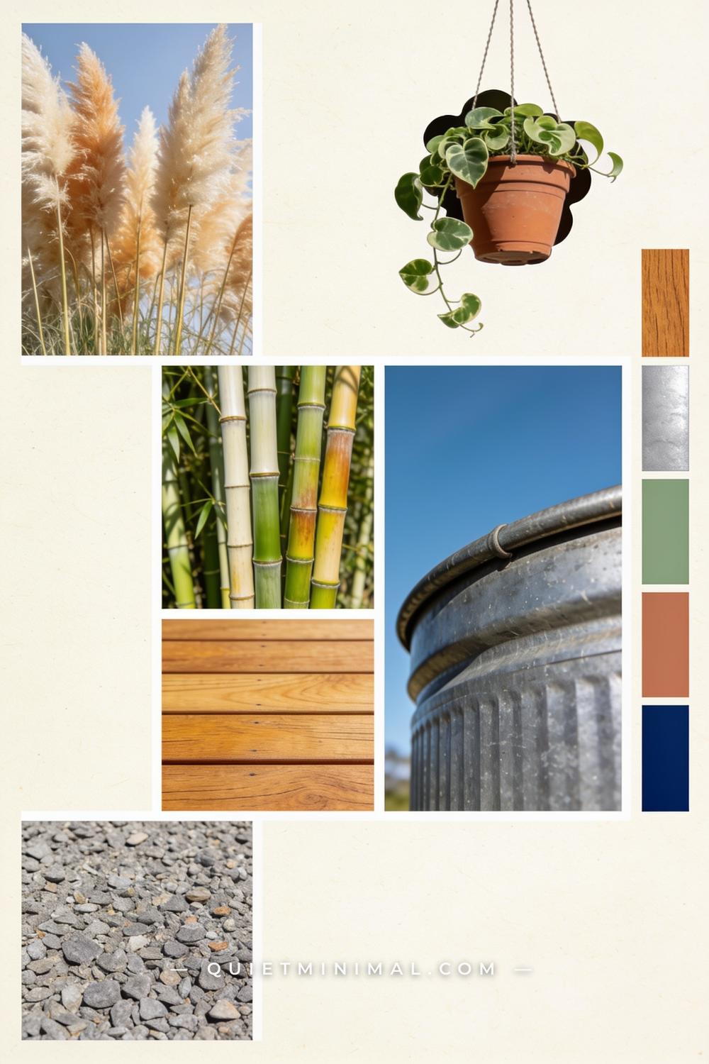 Grid Collage: Stock Tank Plunge Pool Styling That Looks Intentional