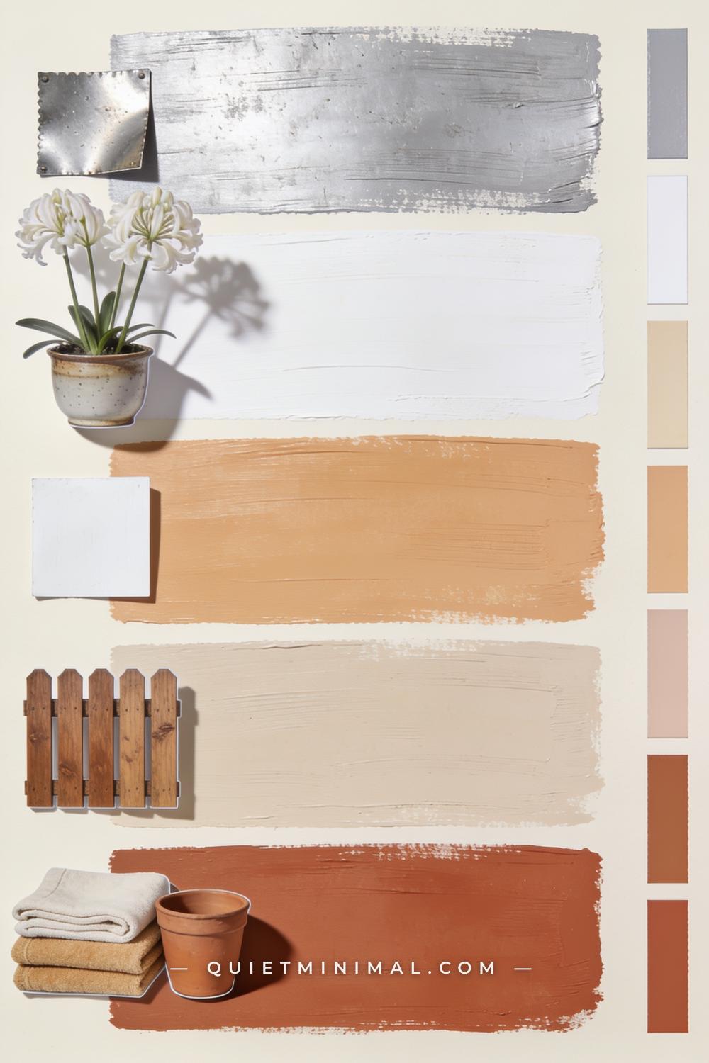 Style Guide Collage for Rectangular Stock Tank Pool Ideas in Narrow Yards