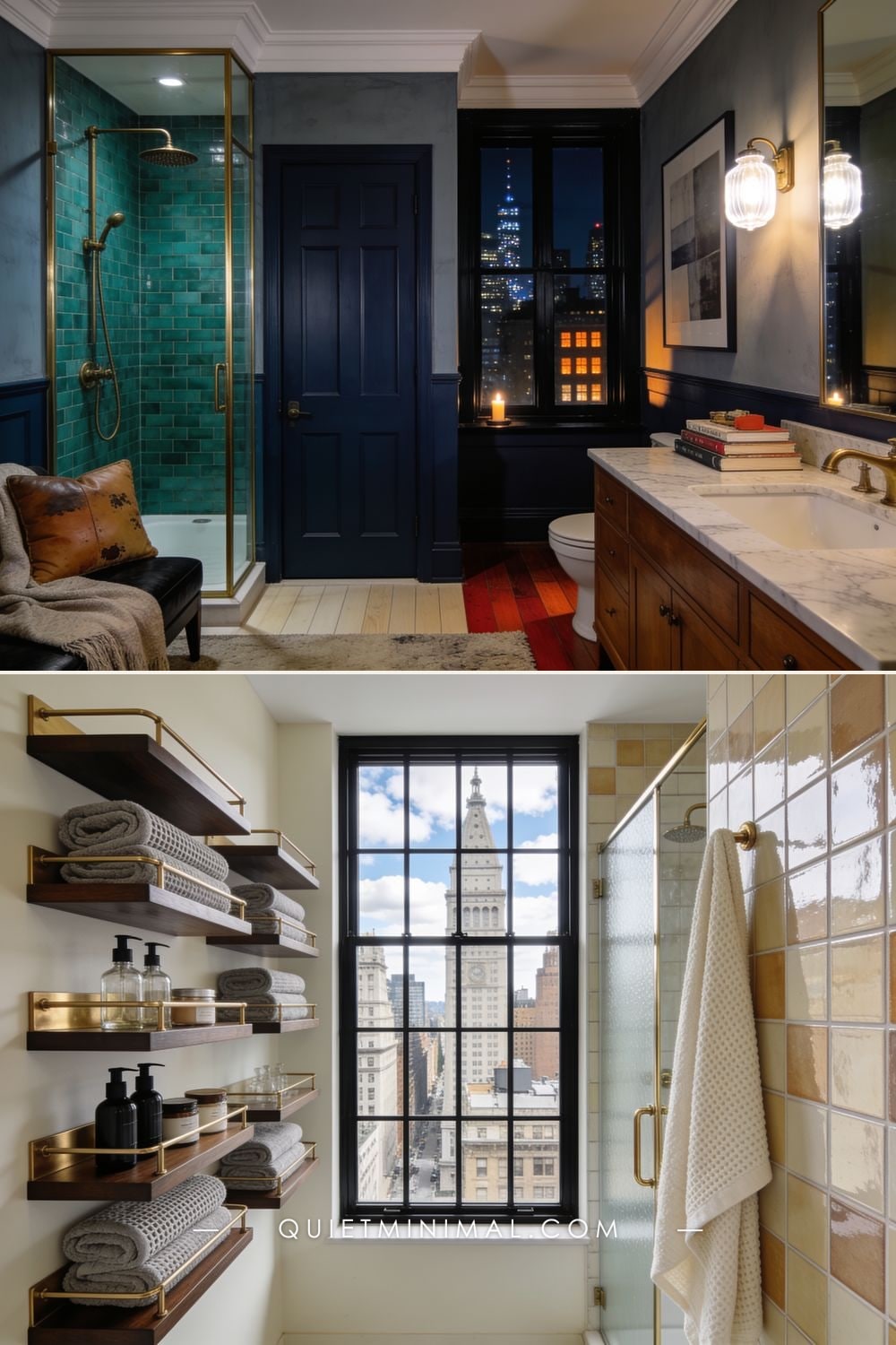 Baths, Entries and Corners — small New York apartment interior