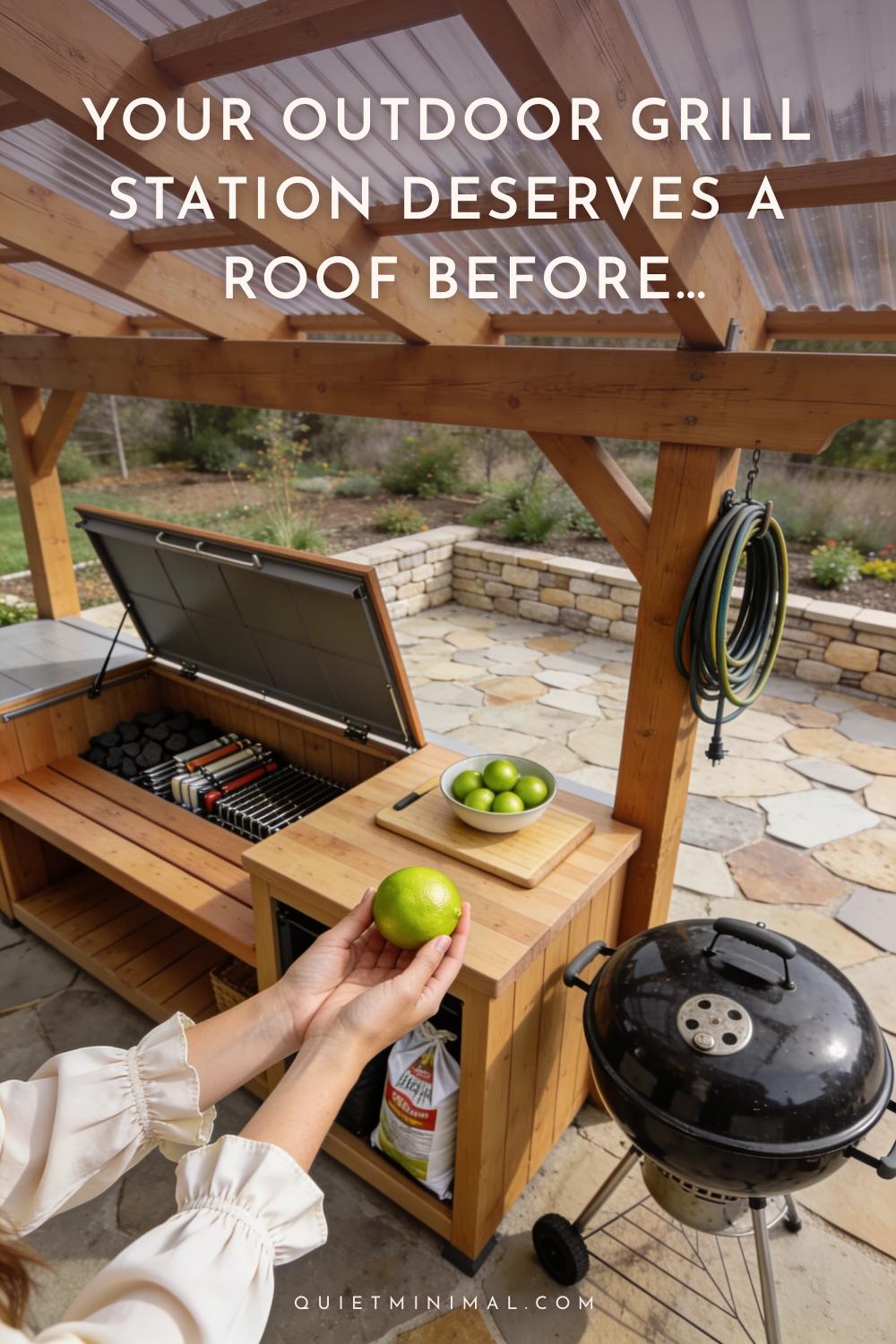 Your Outdoor Grill Station Deserves a Roof Before Anything Else