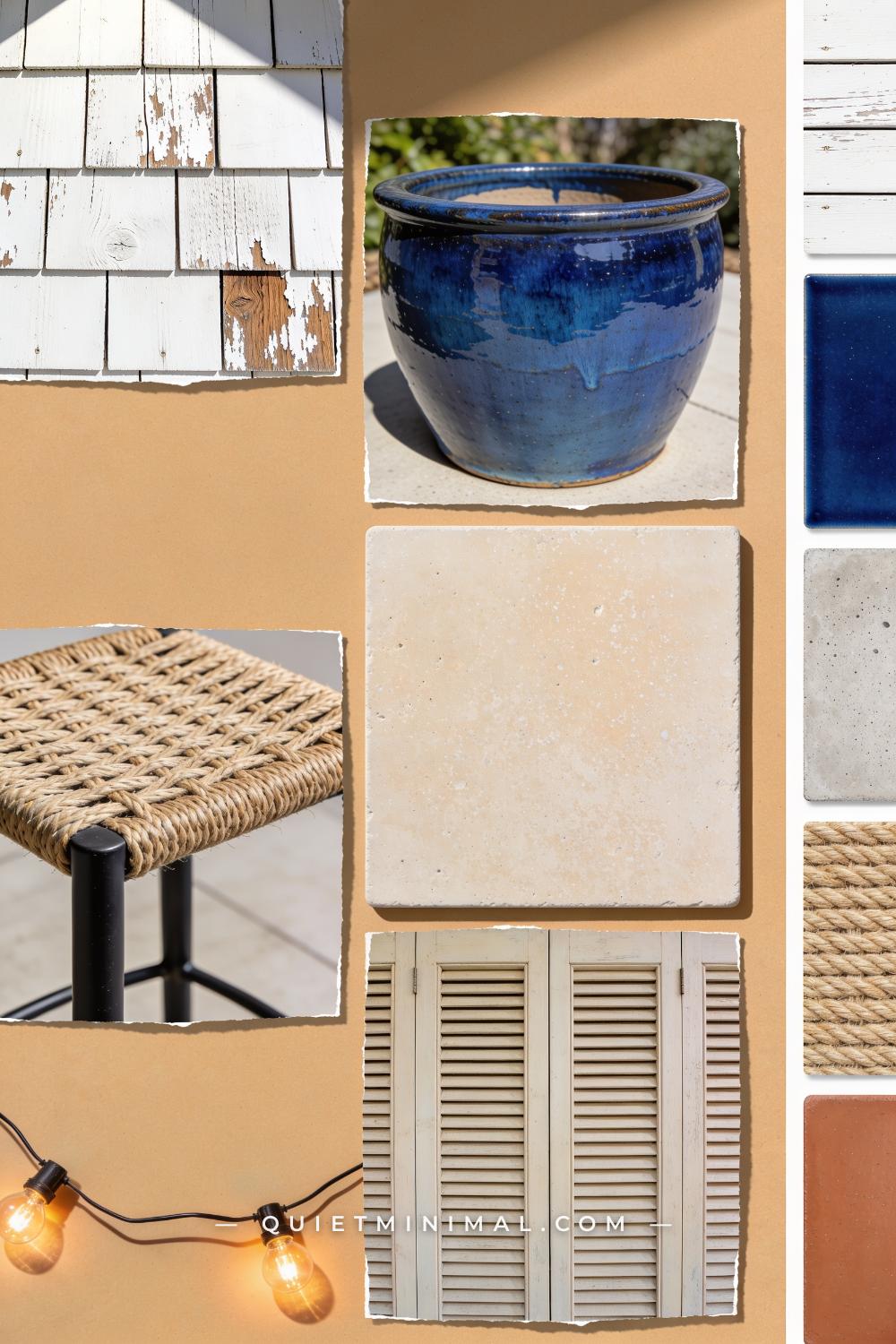 Grid Collage of Outdoor Grill Station Ideas With Overhead Shelter Styles