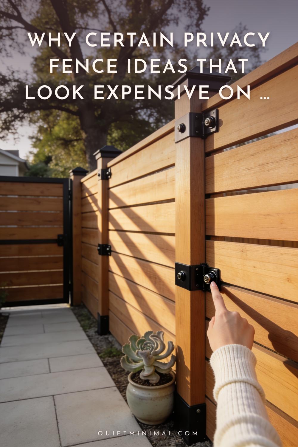 14 Privacy Fence Ideas That Look Expensive on a Budget (But Really Aren ...