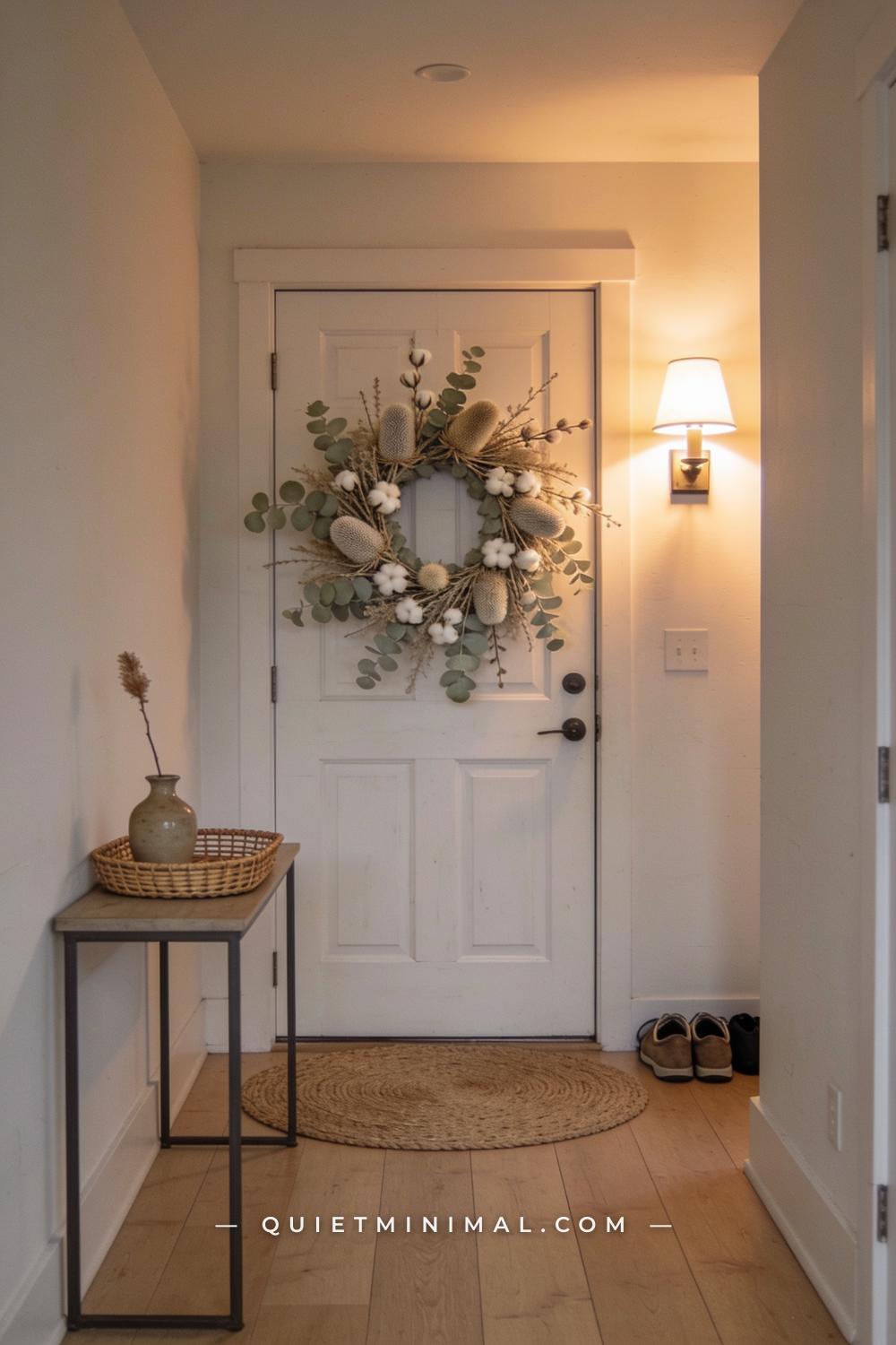 A wide establishing shot from across the hallway