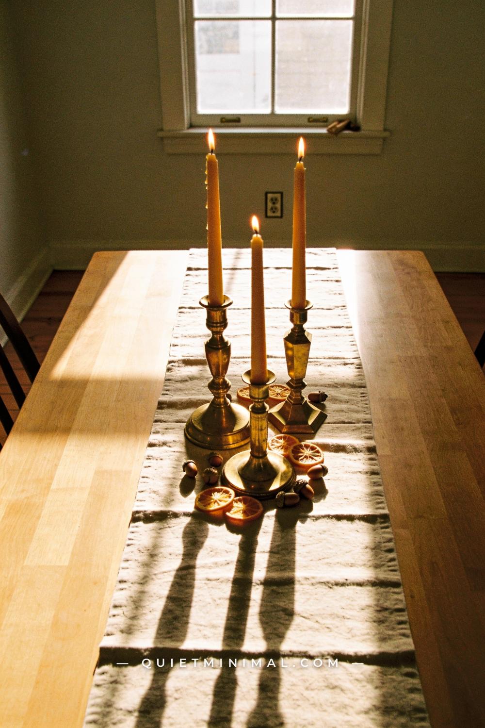 A wide establishing shot from across the dining room