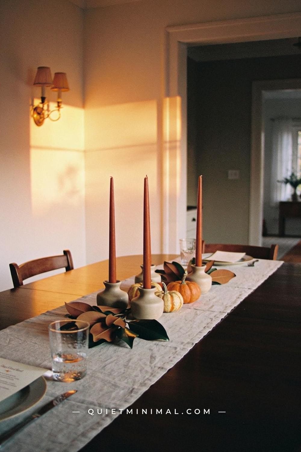 A wide establishing shot taken from across the dining room