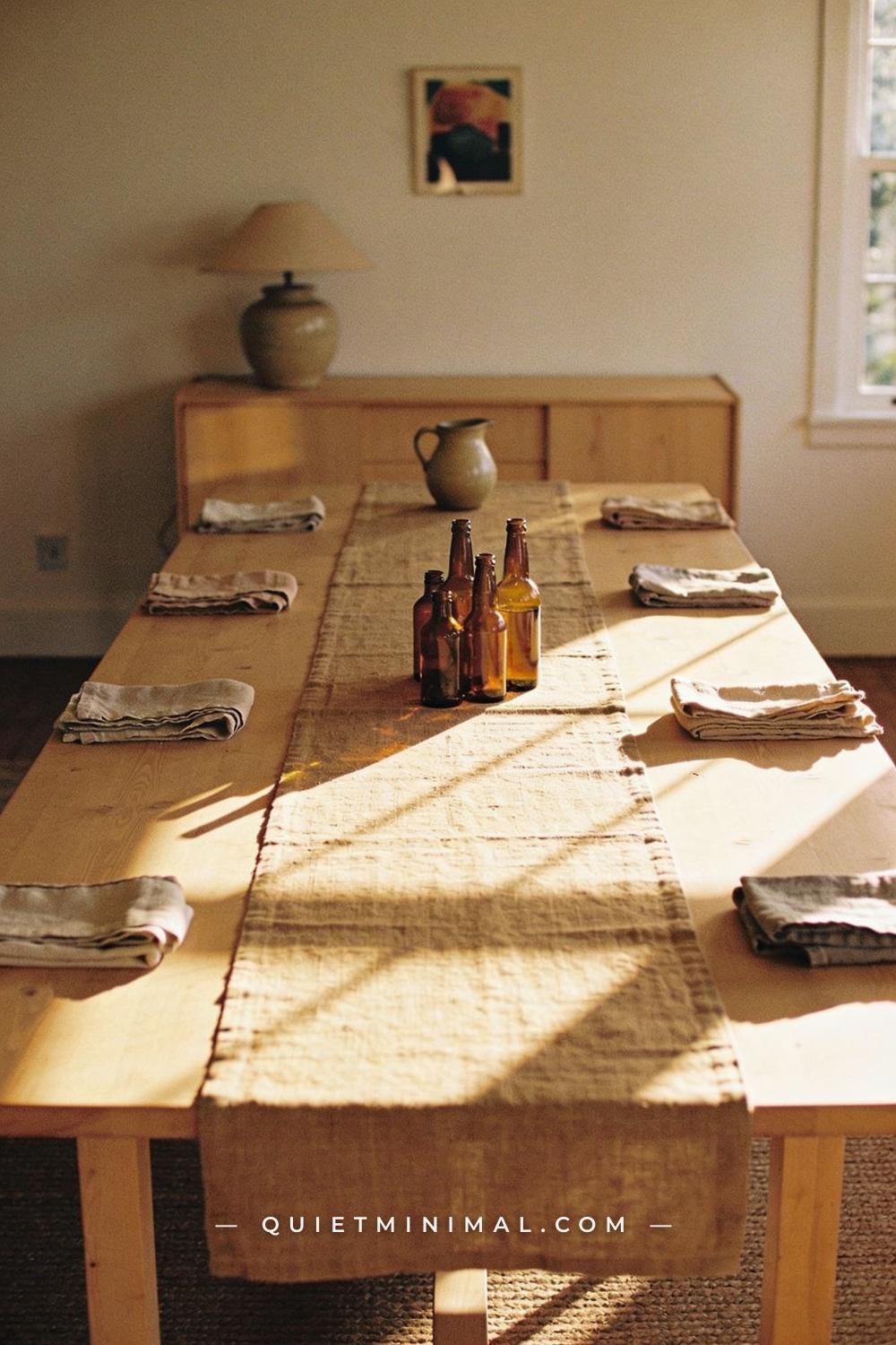 A wide establishing shot taken from across a dining room