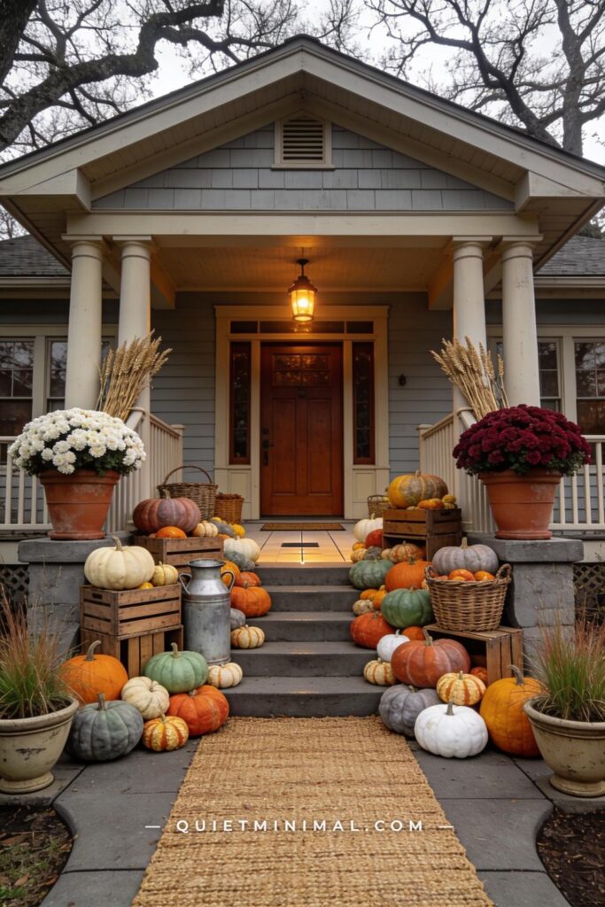 Why Your Cottagecore Fall Porch Looks Random (And How to Fix It with Pumpkins and Mums)
