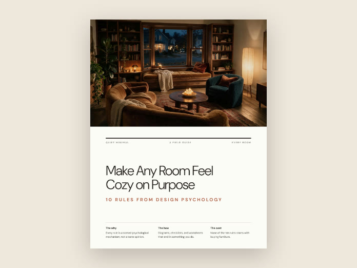 Make Any Room Feel Cozy on Purpose