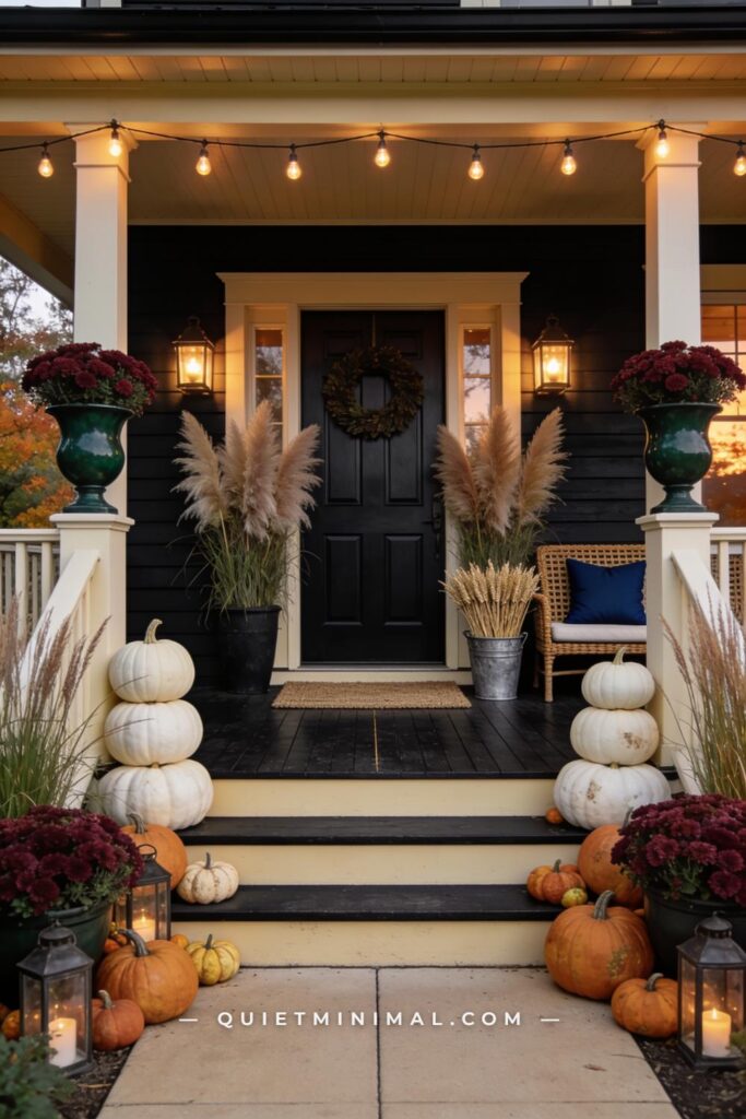 Modern Fall Porch Decor Without Orange: A Step-by-Step Styling Guide