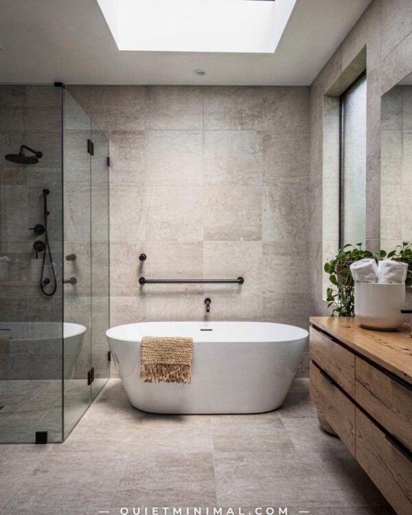 What a Grab Bar Says About a Bathroom, Not a Body