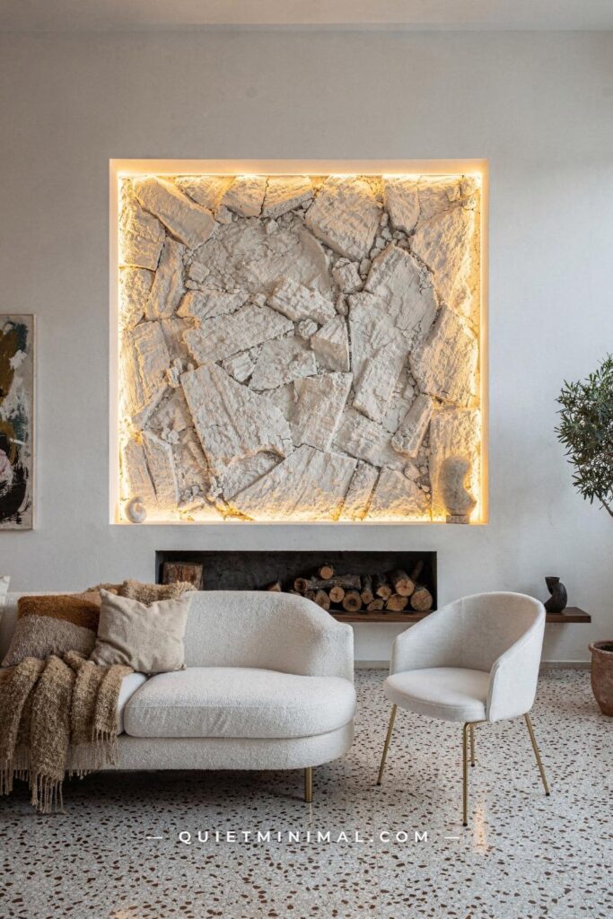 Statement Wall Ideas for a Living Room That Feels Finished the Moment ...